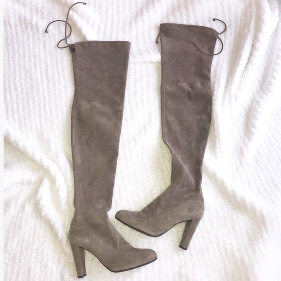 FINAL SALE NWT Stuart Weitzman Highland Suede Boot - Picture 3 of 8